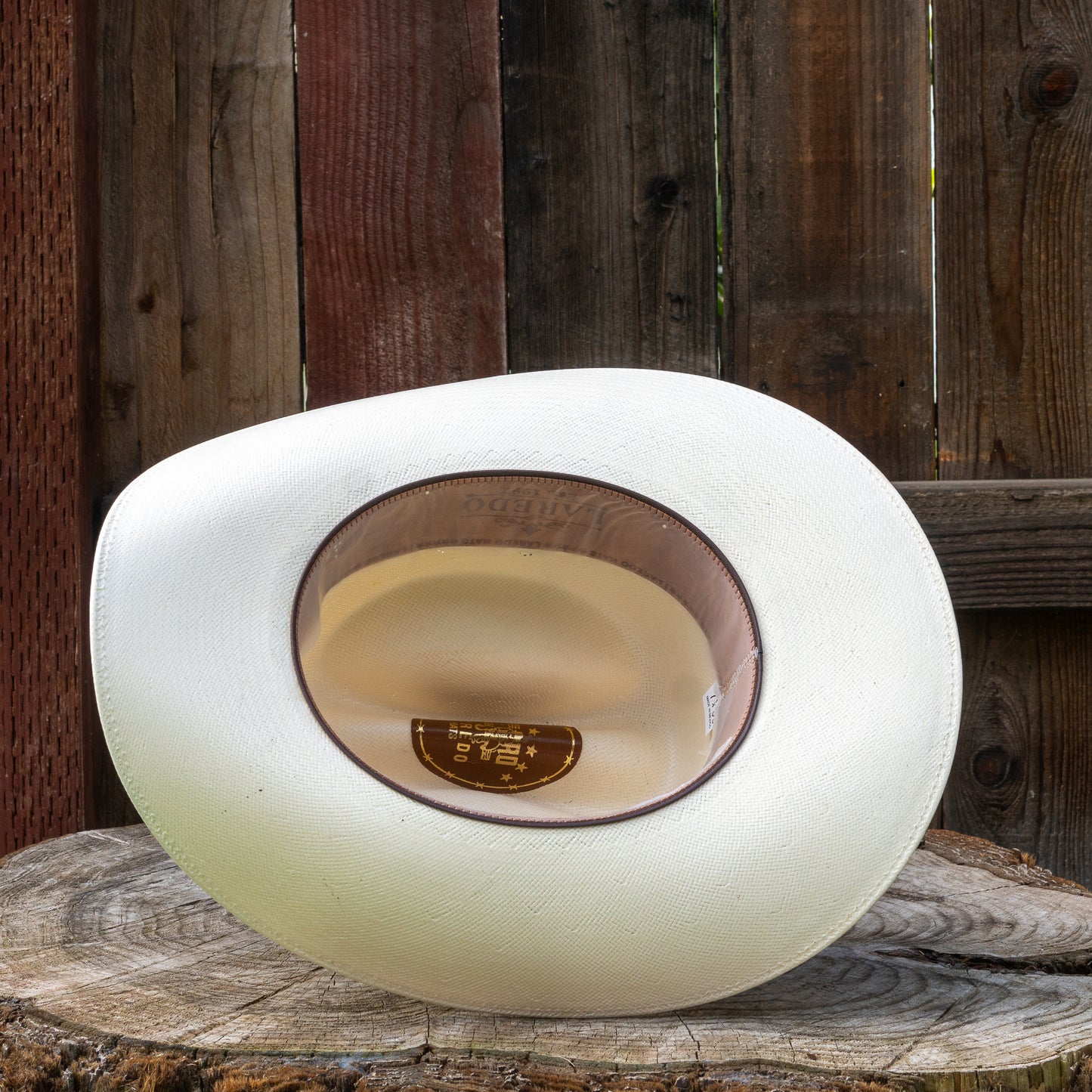 Laredo Straw Hat Regular Crown 200x Estilo Sinaloa White
