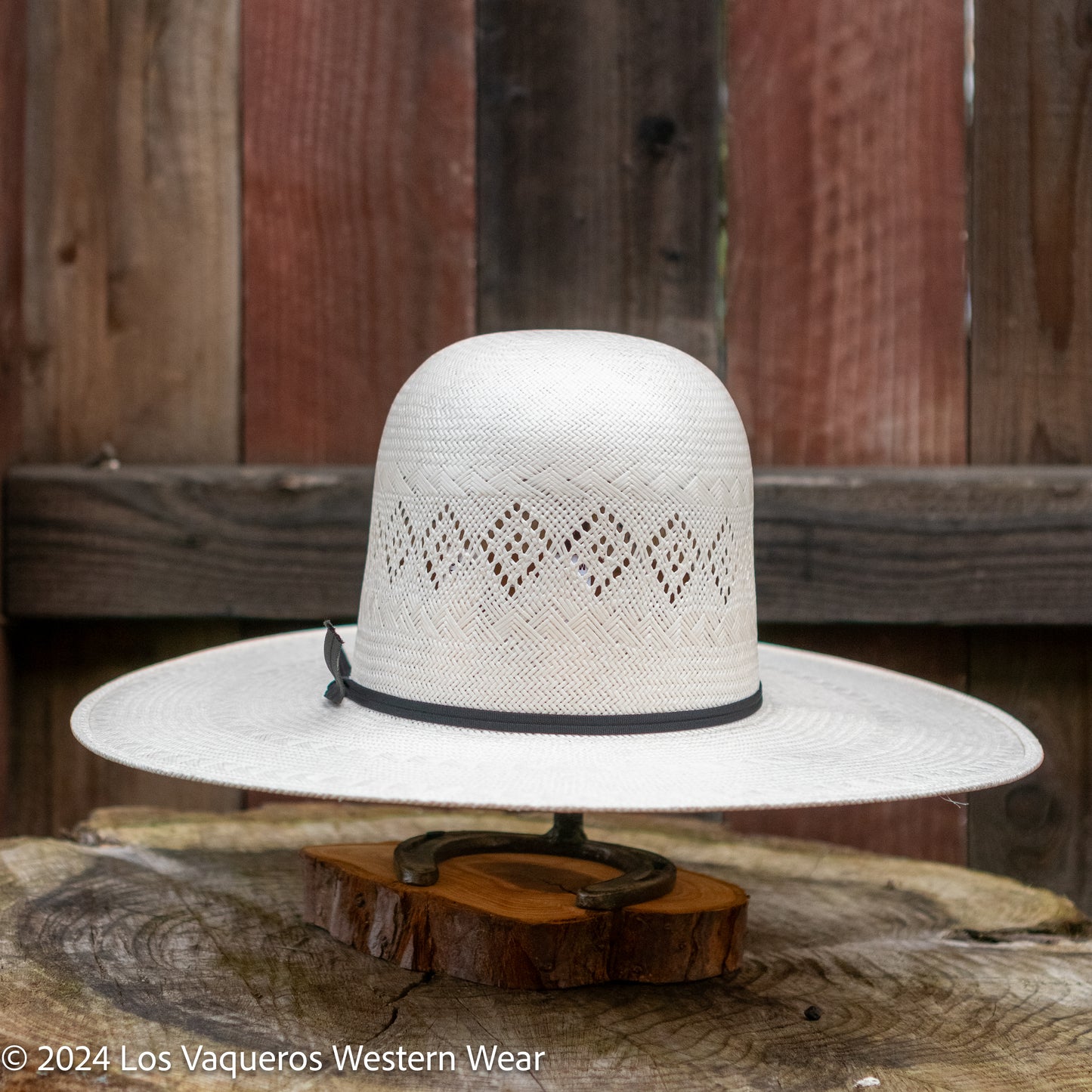 Rodeo King Perla Straw Hat Regular Crown White (Discontinued)