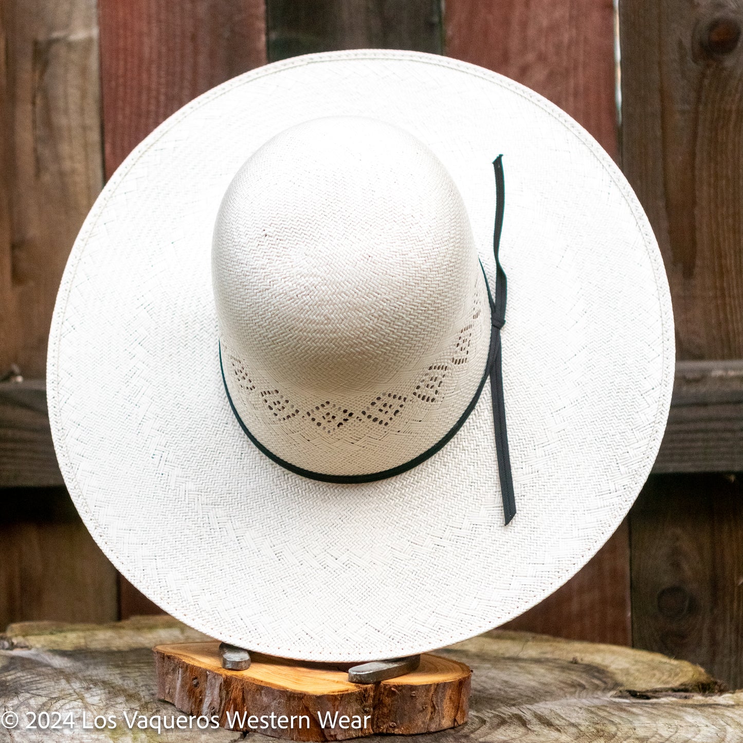 Rodeo King Perla Straw Hat Regular Crown White (Discontinued)