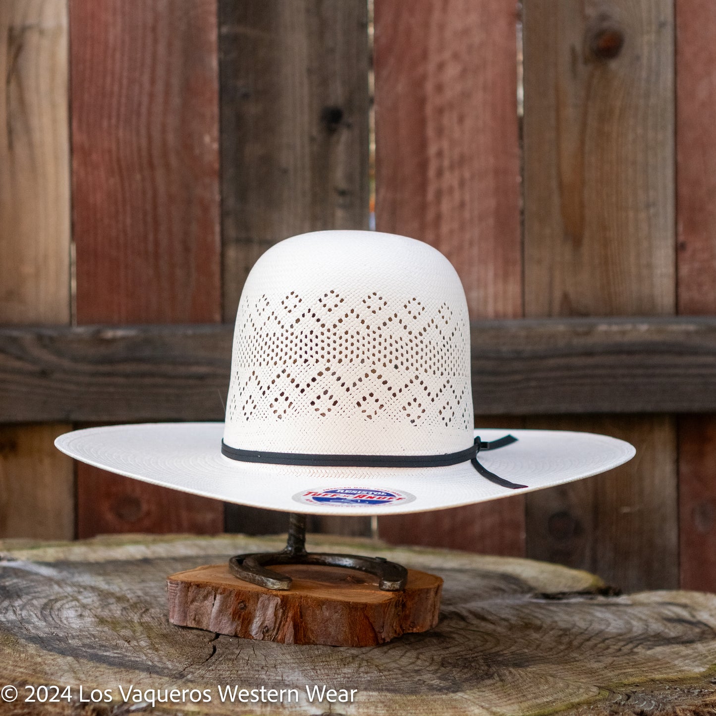 Resistol 20x Riverton Open Crown Cowboy Hat Straw Hat Regular Crown Natural