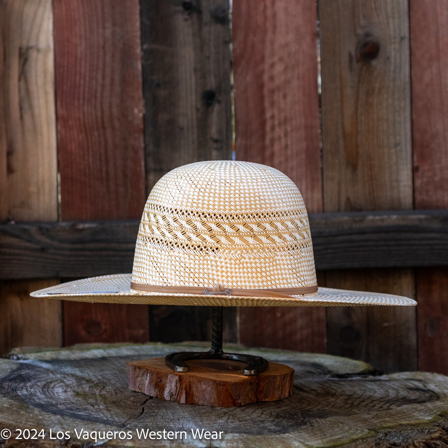 Stetson Classic 10x Straw Cowboy Hat Regular Crown Ivory/Wheat