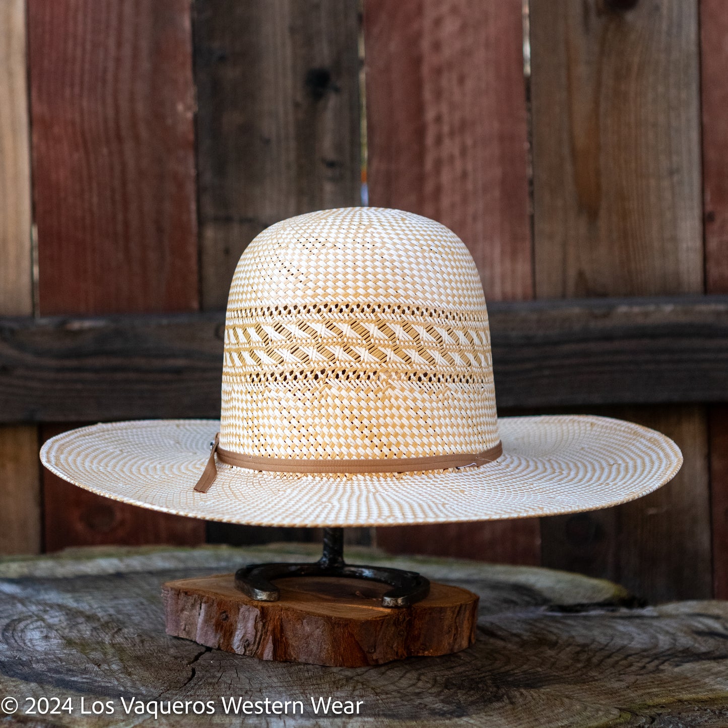 Stetson Classic 10x Straw Cowboy Hat Regular Crown Ivory/Wheat