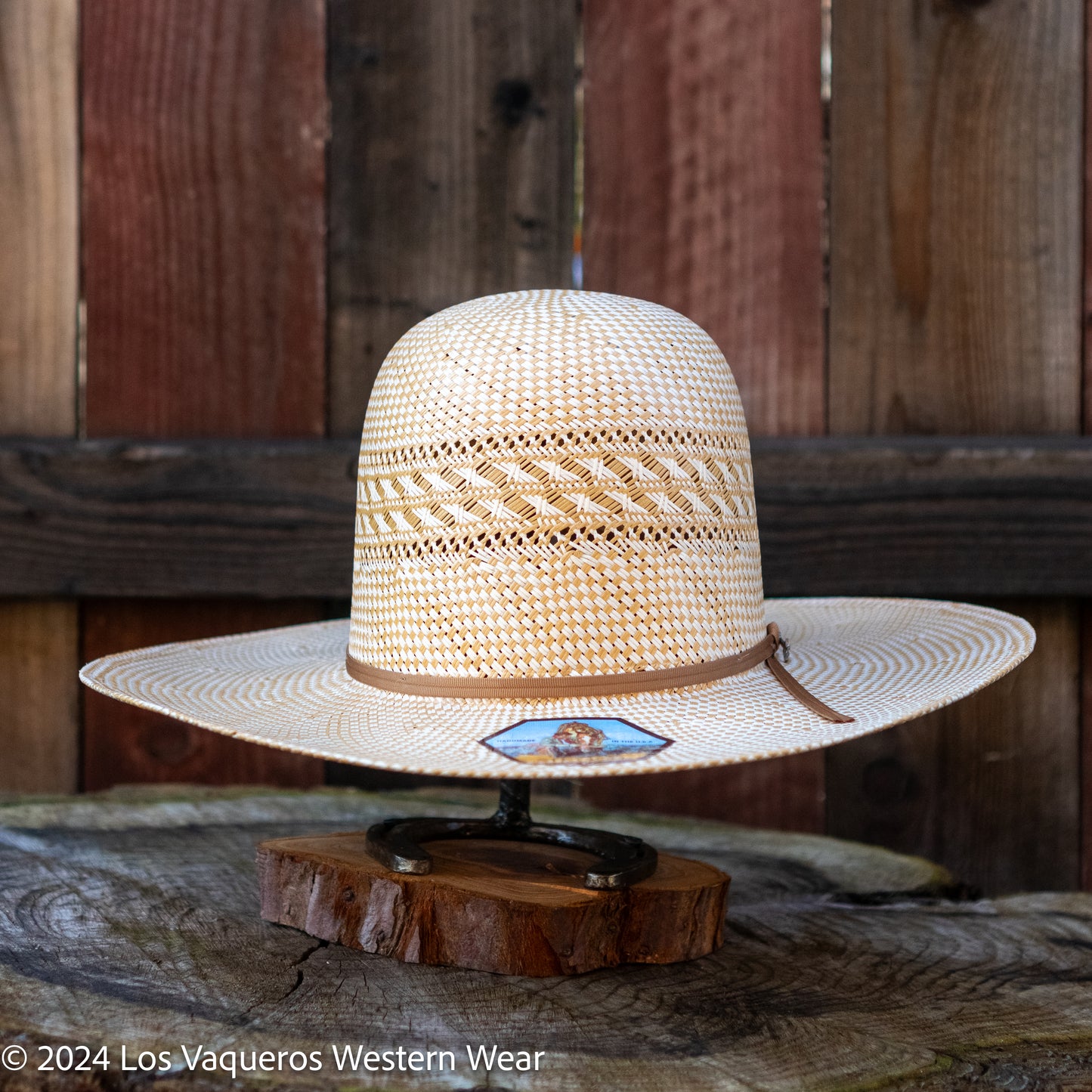 Stetson Classic 10x Straw Cowboy Hat Regular Crown Ivory/Wheat