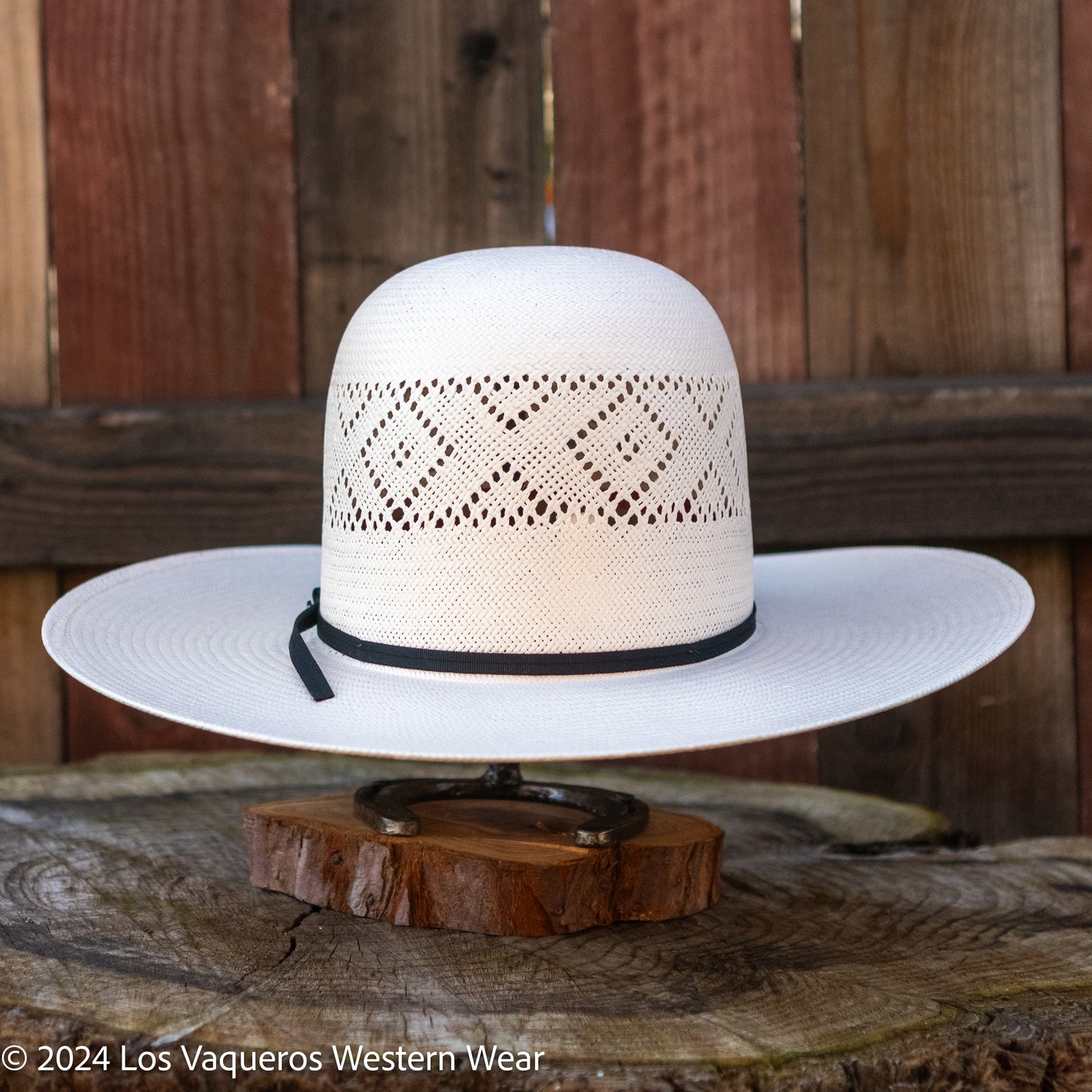 Stetson Saddleman 10x Straw Cowboy Hat Regular Crown Natural