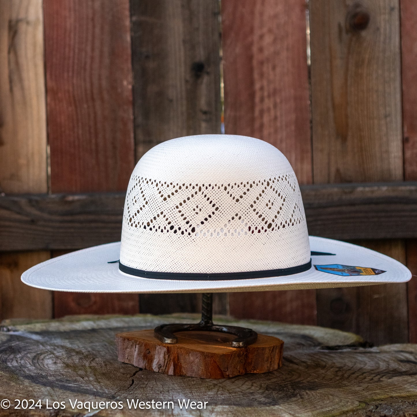Stetson Saddleman 10x Straw Cowboy Hat Regular Crown Natural