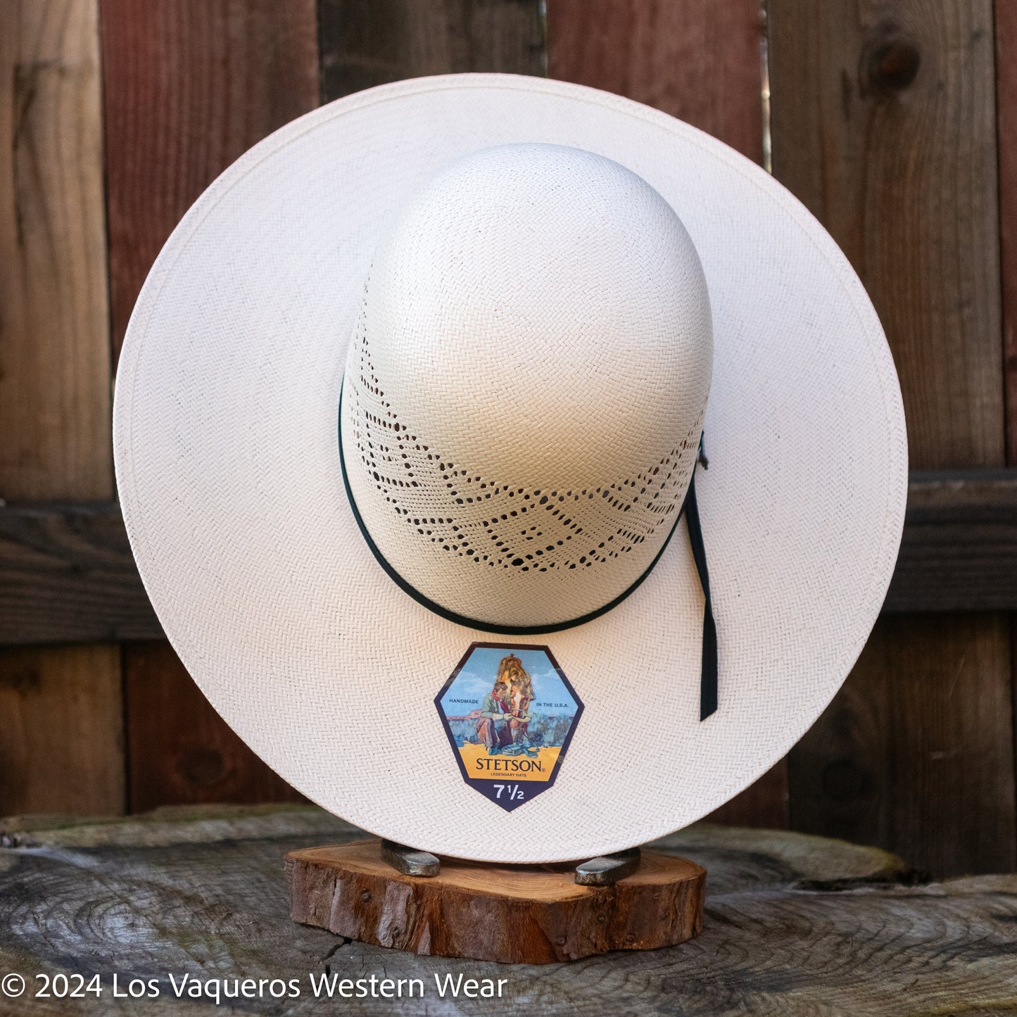 Stetson Saddleman 10x Straw Cowboy Hat Regular Crown Natural