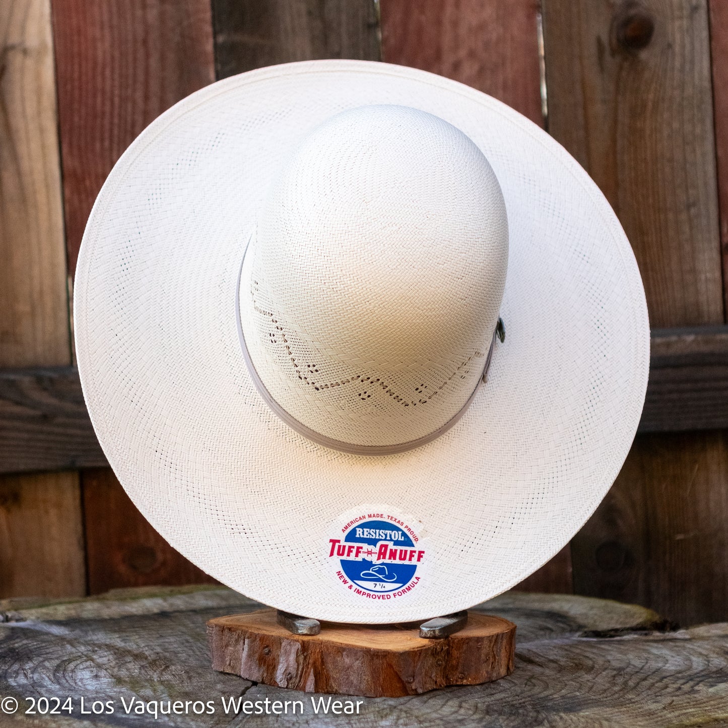 Resistol 20x Dakota Ridge Cowboy Hat Straw Hat Regular Crown Natural