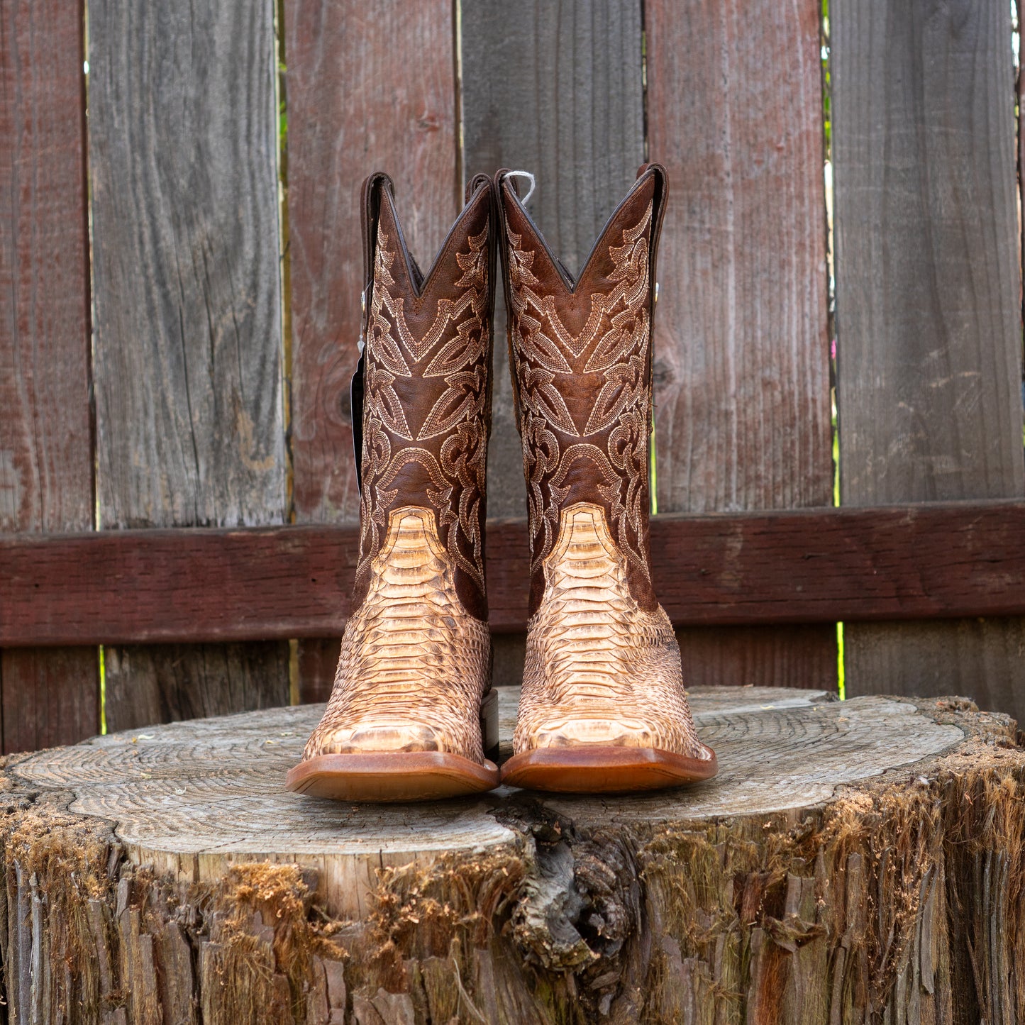 Tanner Mark Boots Men's Python Mad Dog TMX200414 Antique