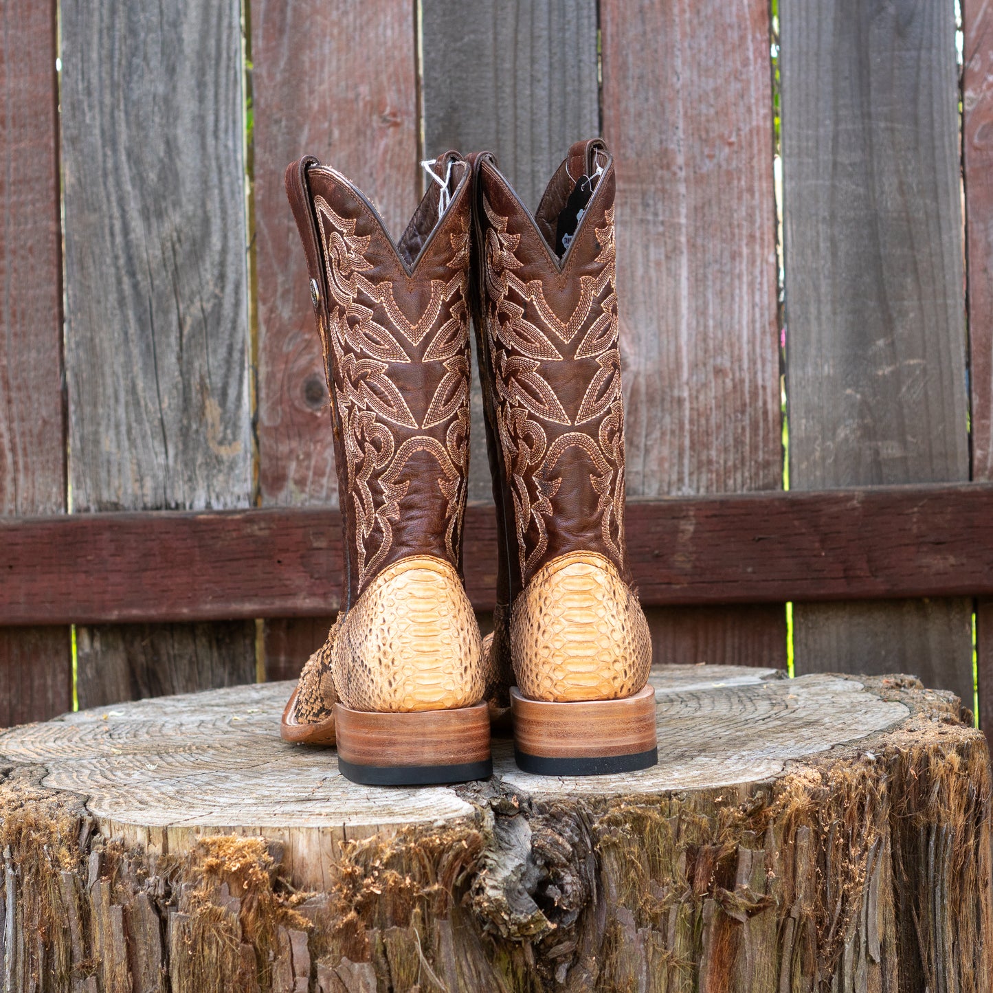 Tanner Mark Boots Men's Python Mad Dog TMX200414 Antique
