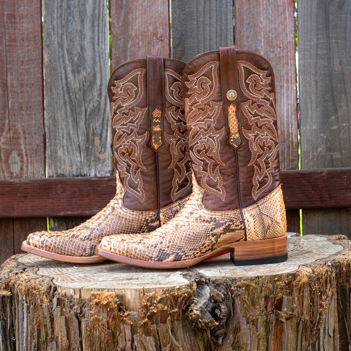 Tanner Mark Boots Men's Python Mad Dog TMX200414 Antique