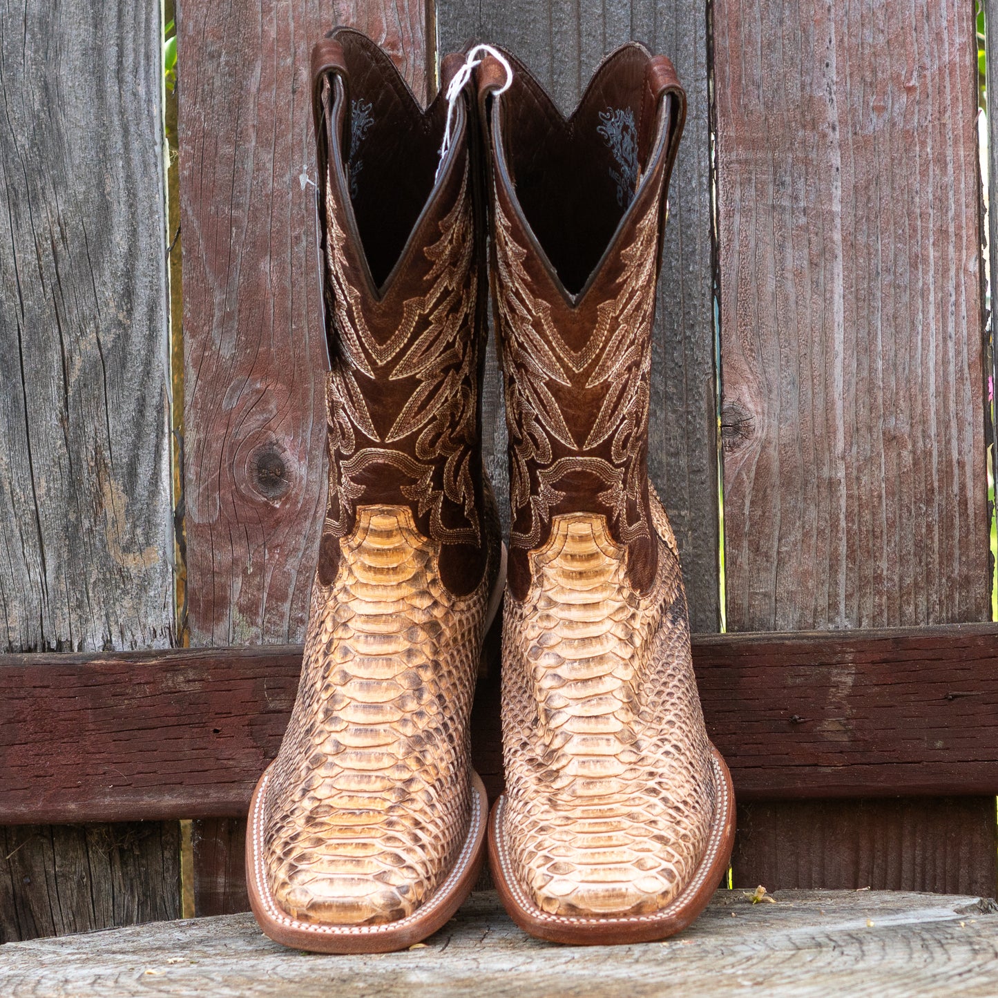 Tanner Mark Boots Men's Python Mad Dog TMX200414 Antique