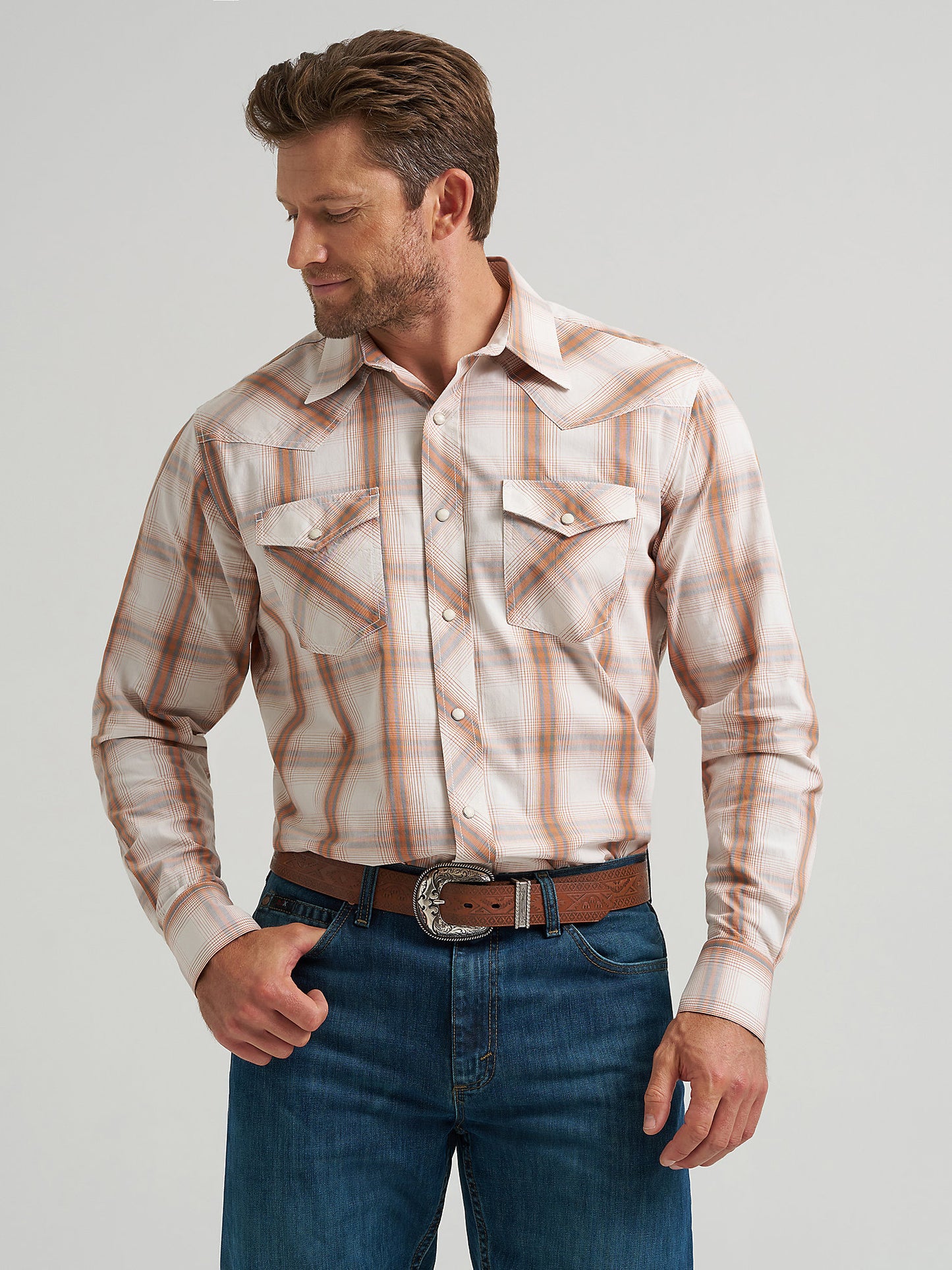 Ecru Plaid