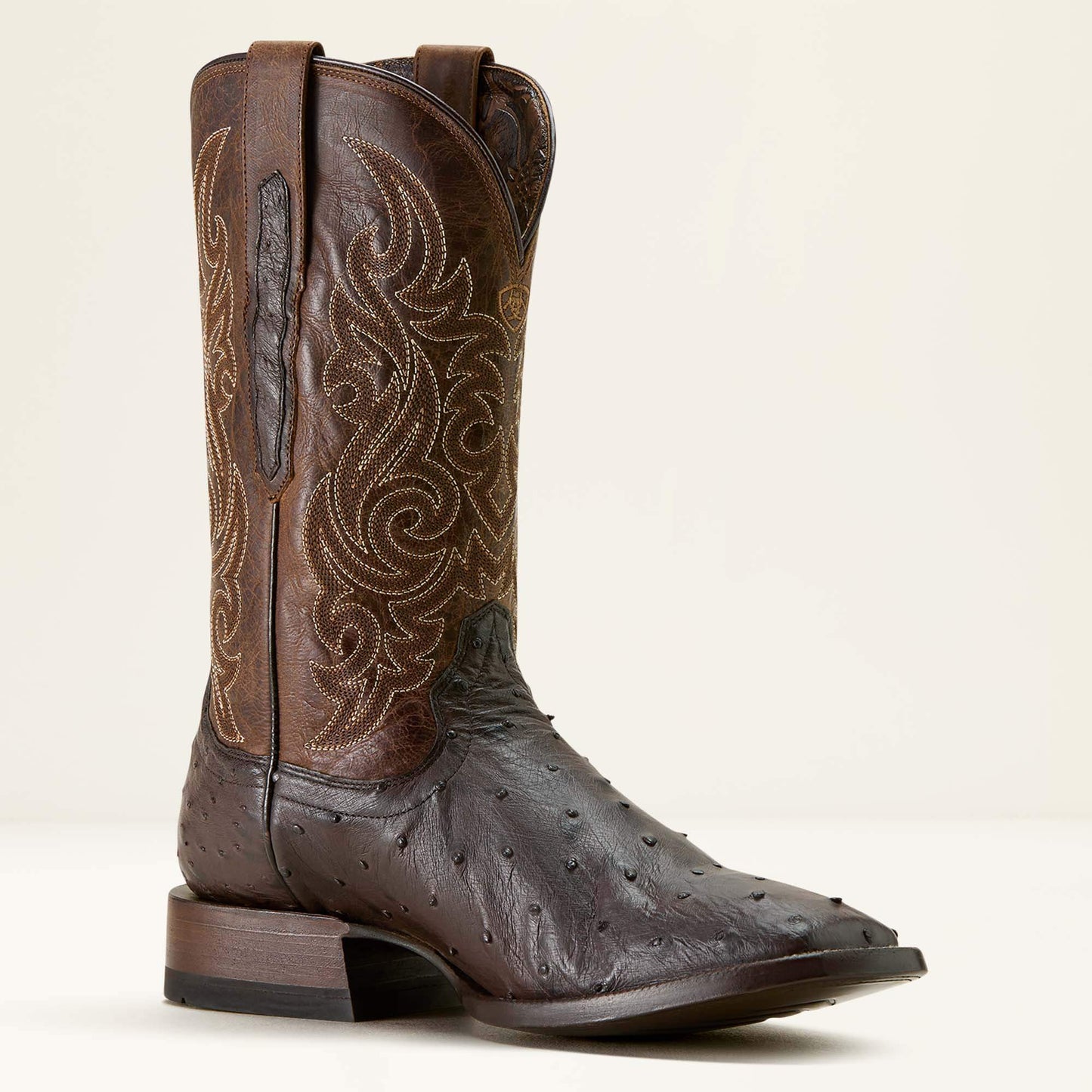 CIGAR FULL QUILL OSTRICH|LOCO BROWN