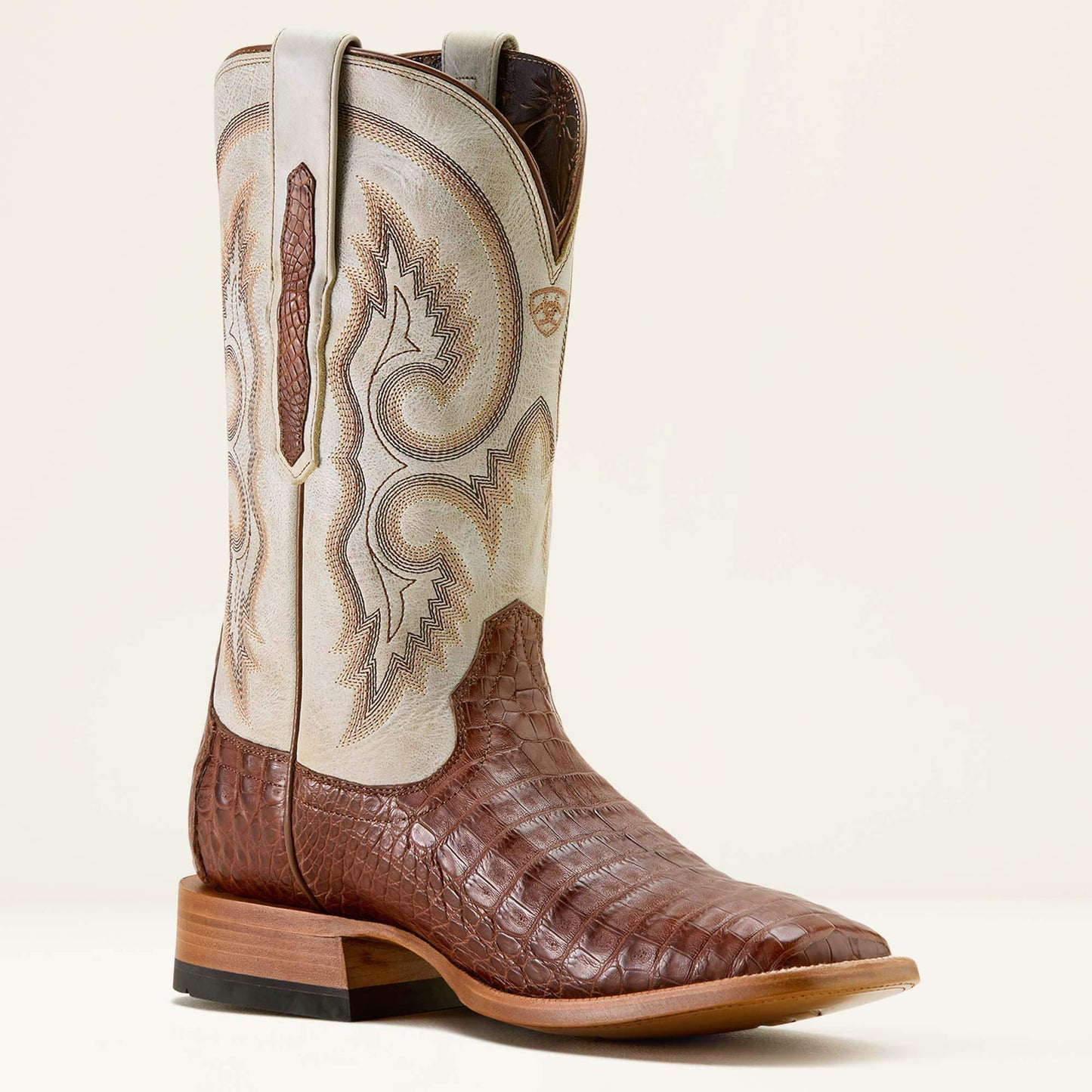 WHISKEY CAIMAN BELLY|WARM TAUPE