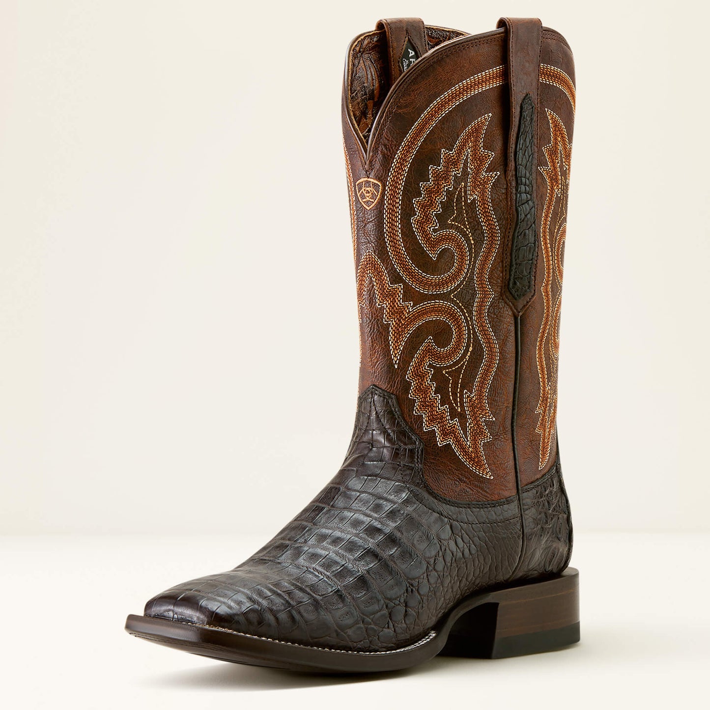 CHOCOLATE CAIMAN BELLY|CHESTNUT BROWN