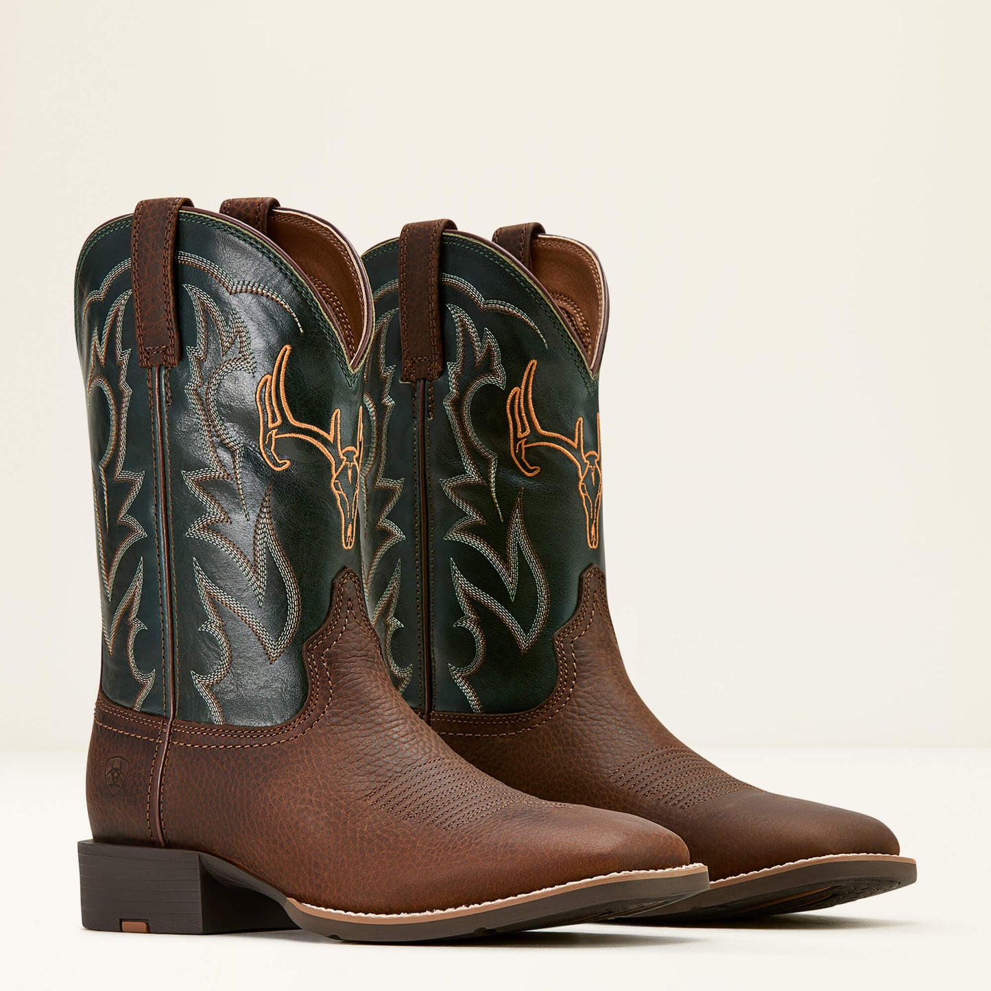 BROWN OILED ROWDY|TACK GREEN