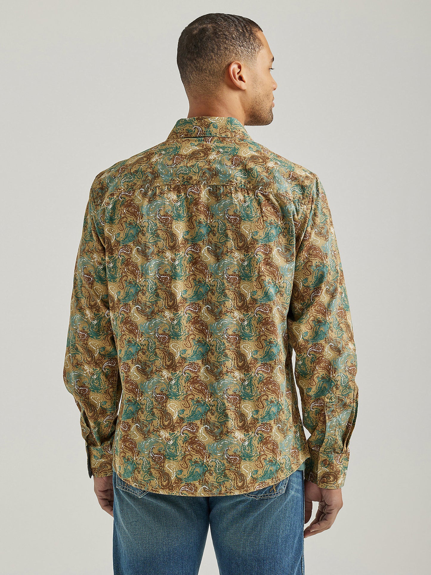 Painted Tan Paisley