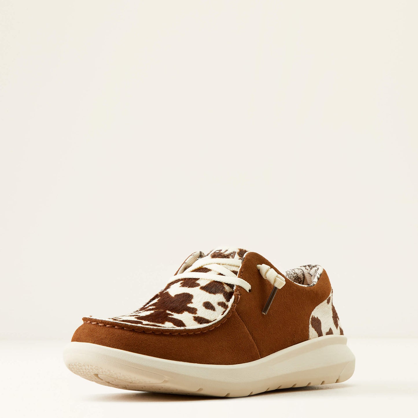 GINGER SUEDE|COW HAIR ON
