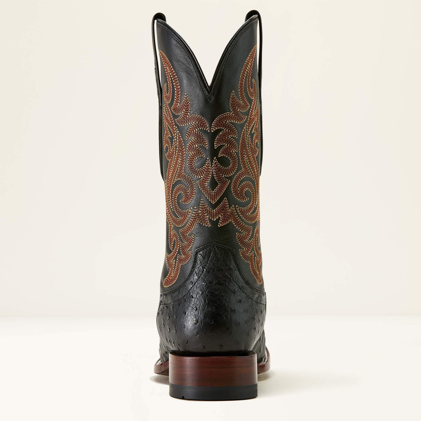BLACK FULL QUILL OSTRICH|MIDNIGHT BLACK
