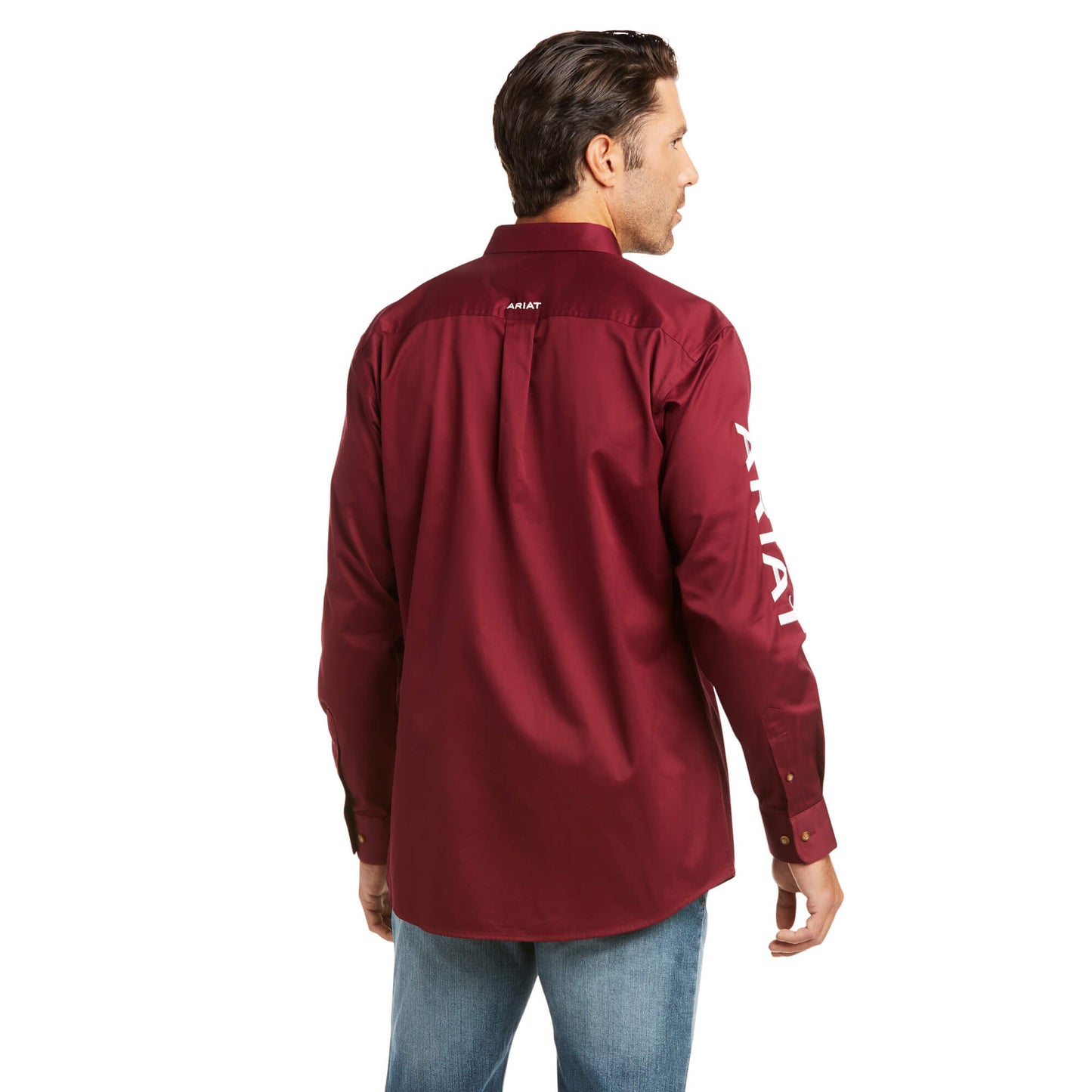 BURGUNDY/WHITE