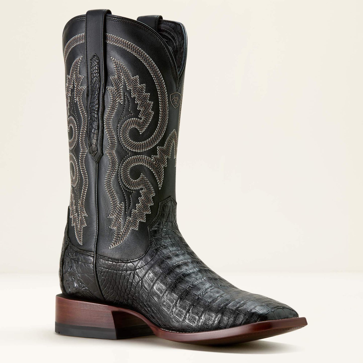 MATTE BLACK CAIMAN BELLY|MIDNIGHT BLACK