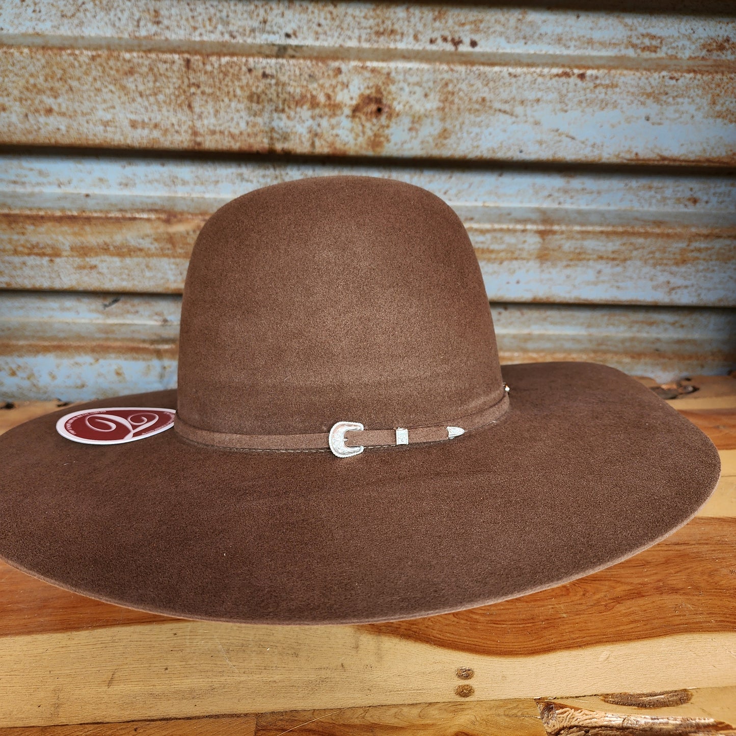 Tacchino 20X Beaver Fur Felt Hat 6" Regular Crown 4.5" Brim Mocha