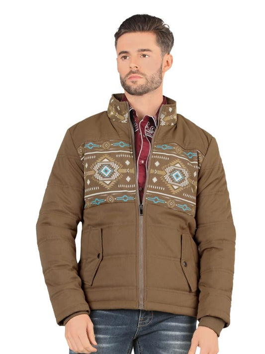 Montero Men's Modern Fit Jacket Brown