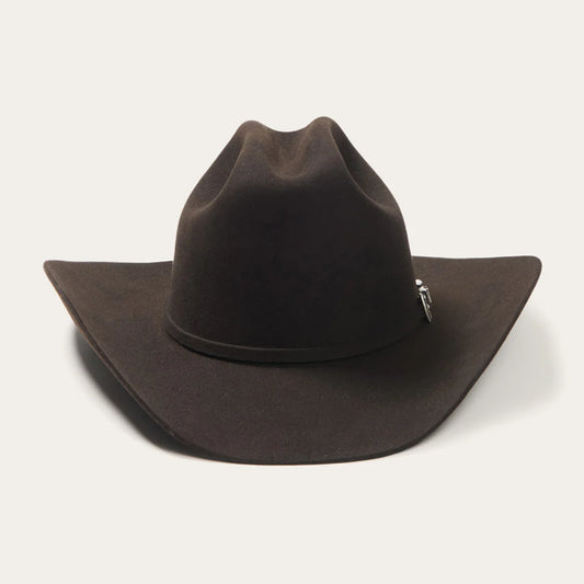 Stetson Skyline 6X Cowboy Felt Hat Regular Crown Chocolate