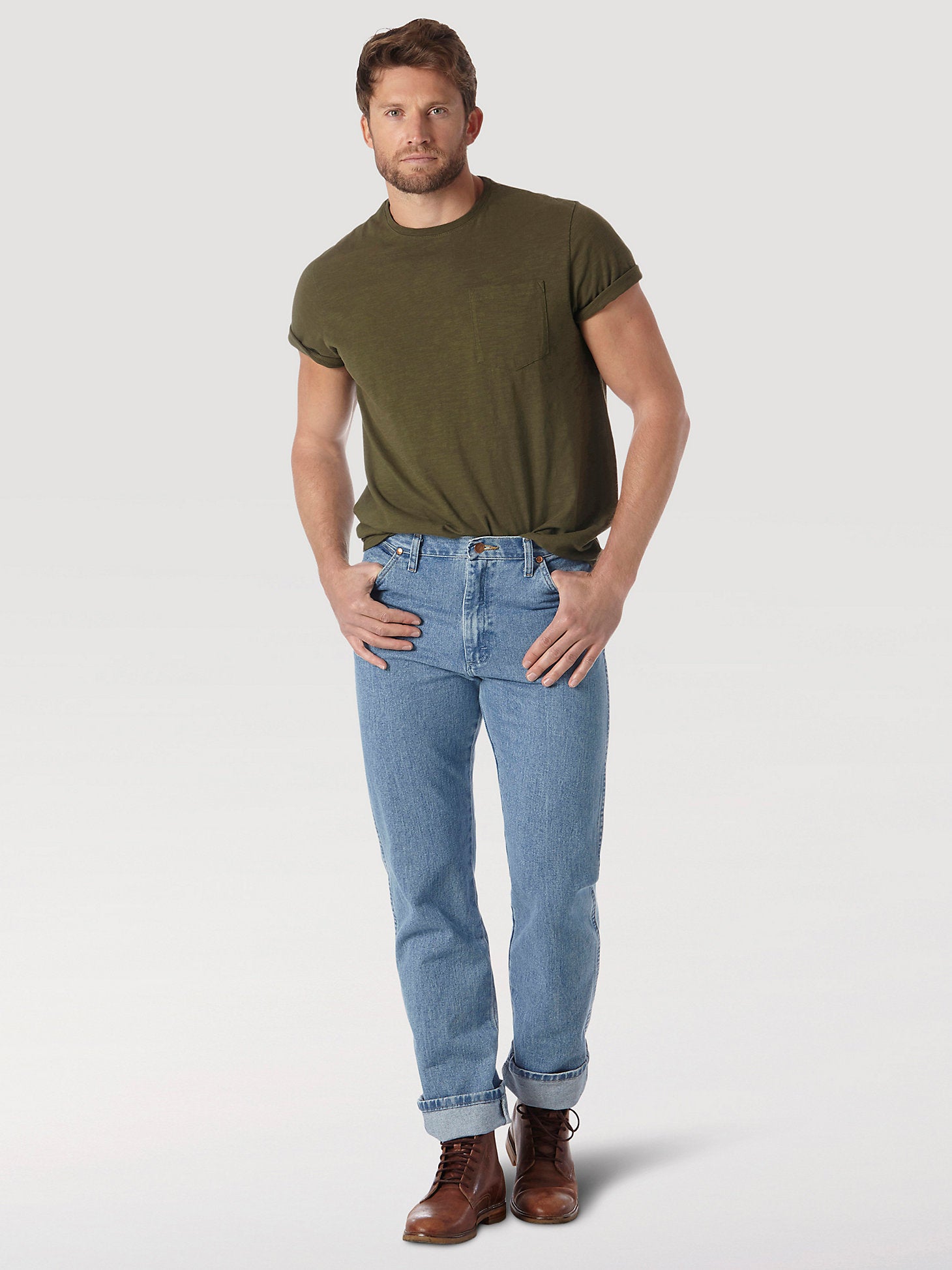 Wrangler Men's Cowboy Cut Original Fit Jean in Antique Wash – Los