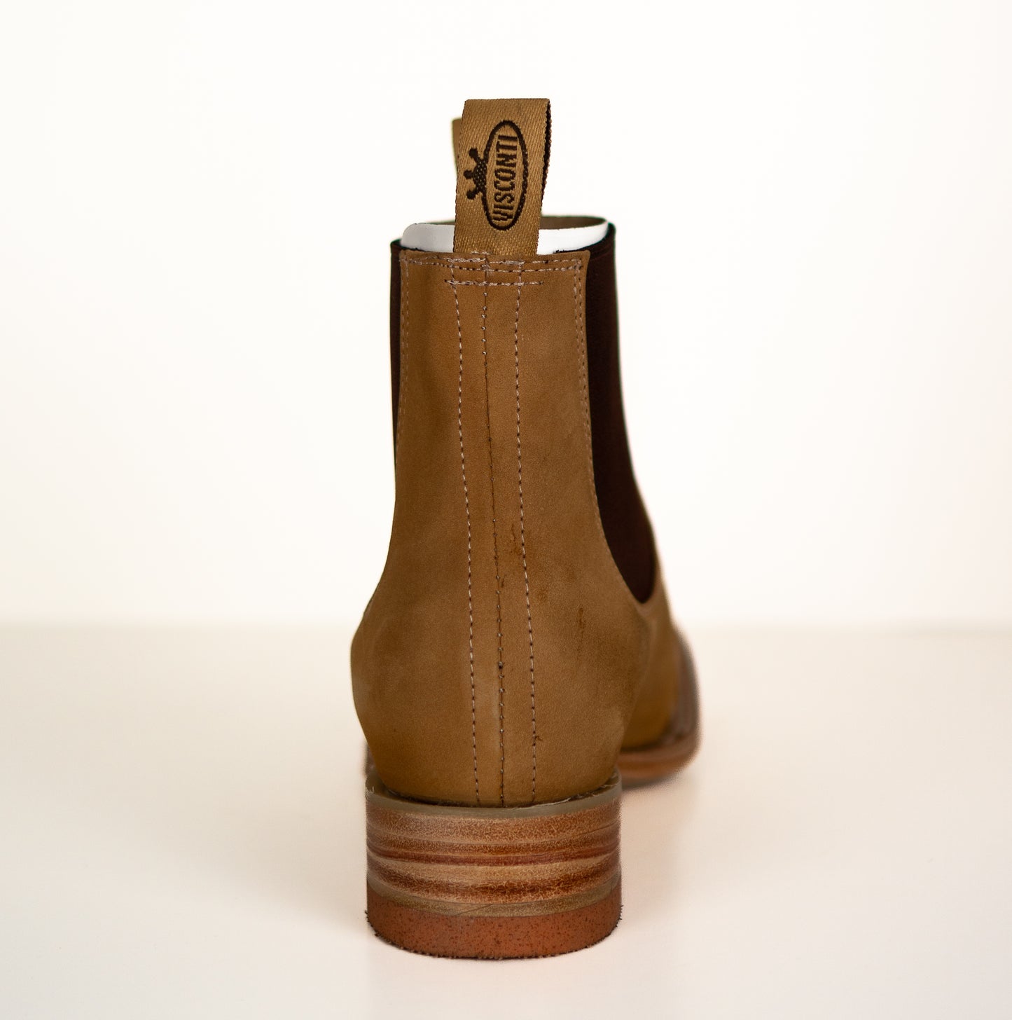 Visconti Men's Welt Boots Nobuck Miel