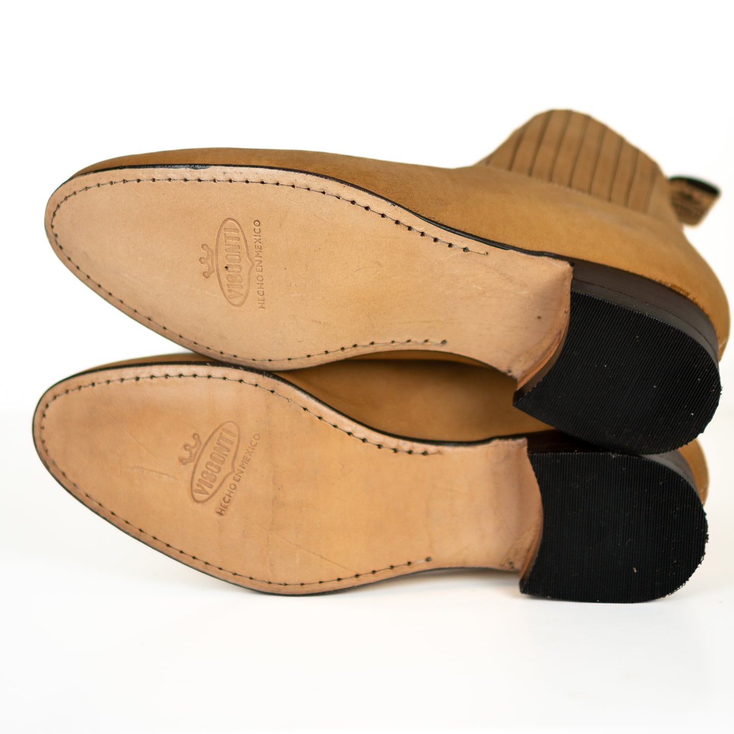 Visconti Men's Charro Boots Nobuck Miel