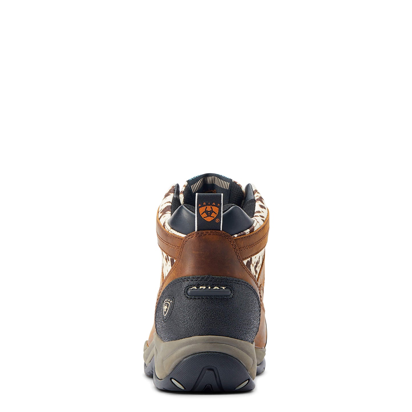 DISTRESSED BROWN/ SPECKLED COW PRINT