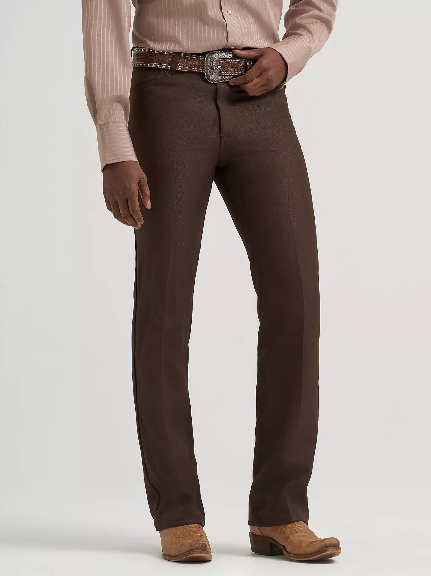 Wrangler Men's Wrancher® Dress Jean in Brown