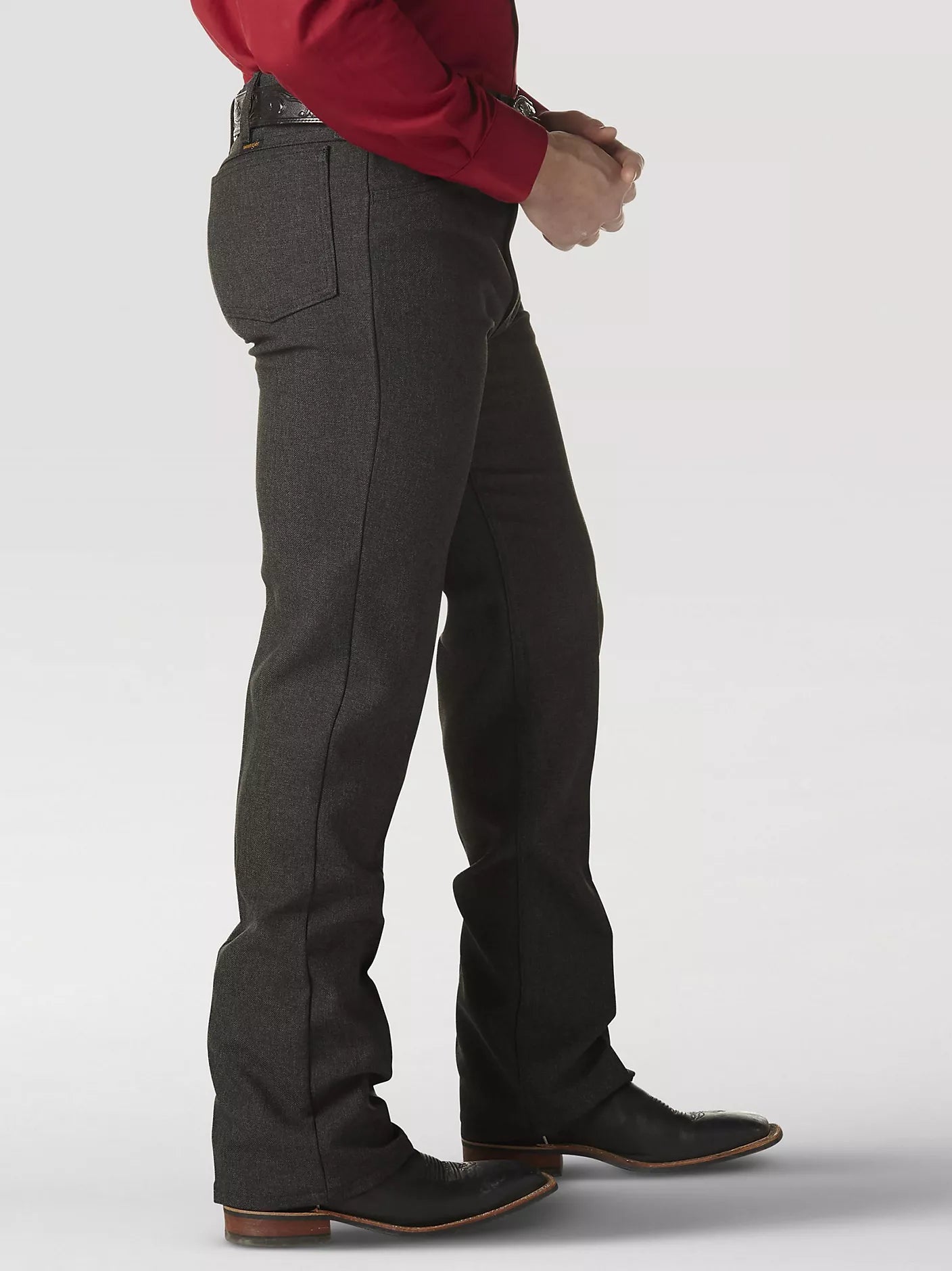 Wrangler Men's Wrancher® Dress Jean in Heather Black