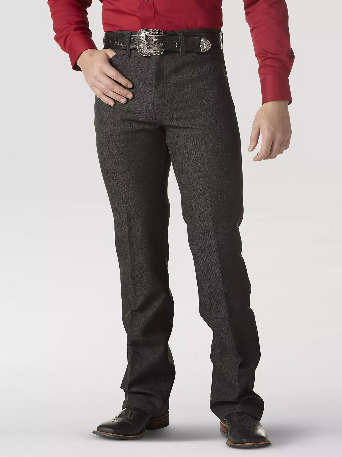 Wrangler Men's Wrancher® Dress Jean in Heather Black