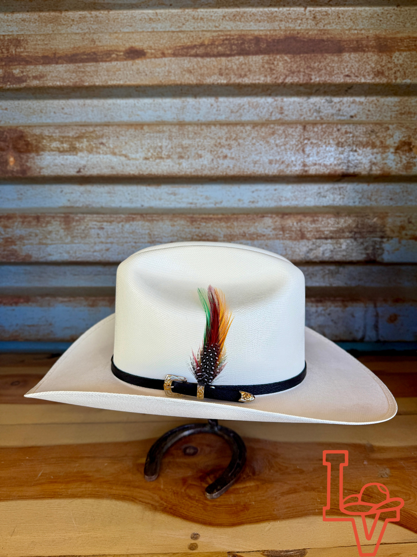 Laredo Fine Straw Hat "Fino" Regular Crown Copa Regular 5,000x Estilo Sinaloa Blanco