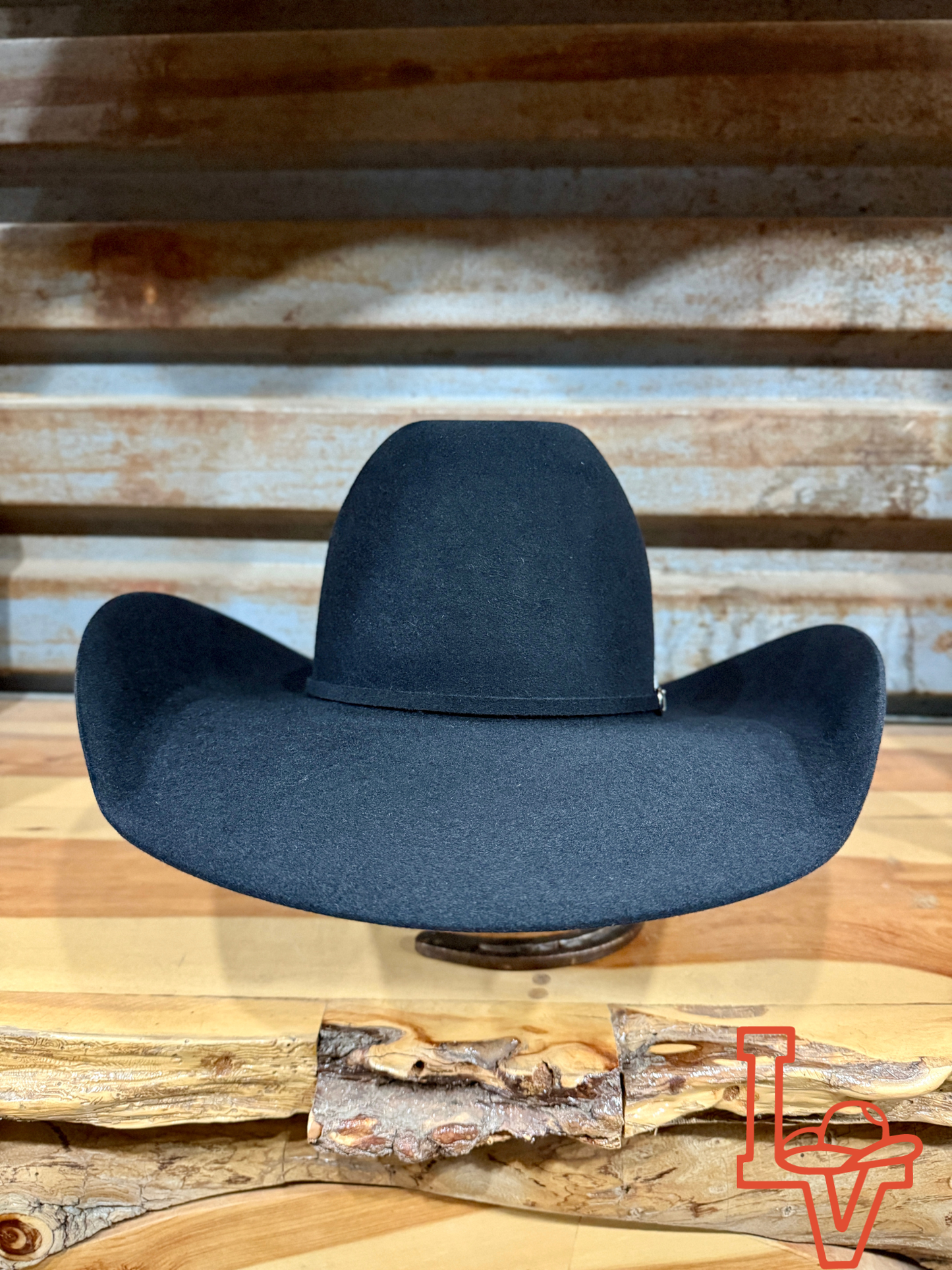 Rodeo King 10X Beaver Felt Hat Regular Crown Black