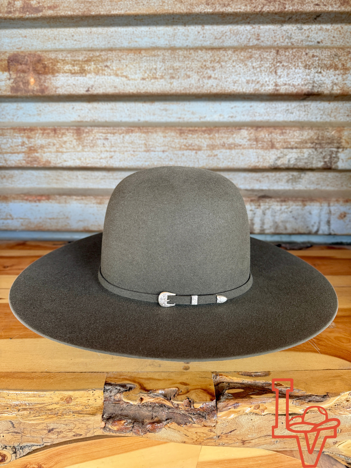 Resistol 6x Midnight Cowboy Hat Fur Felt Hat Regular Crown Sage