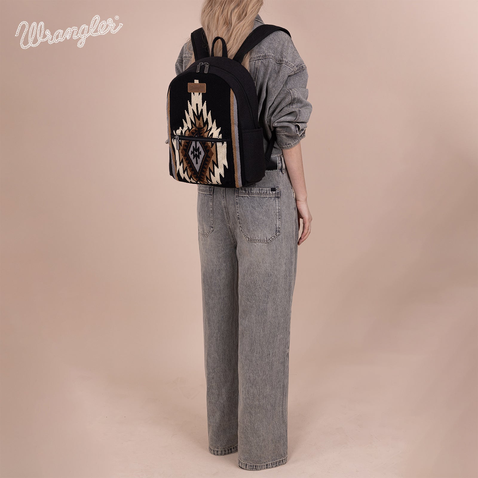 Wrangler Southwestern Knitted Backpack Black – Los Vaqueros