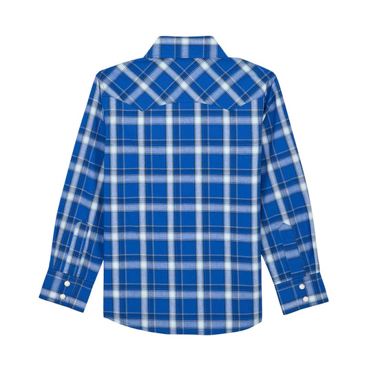 Boys Wrangler Retro® Long Sleeve Shirts True Blue