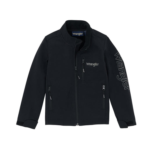 Boys Wrangler® Logo Trial Jacket Blackout