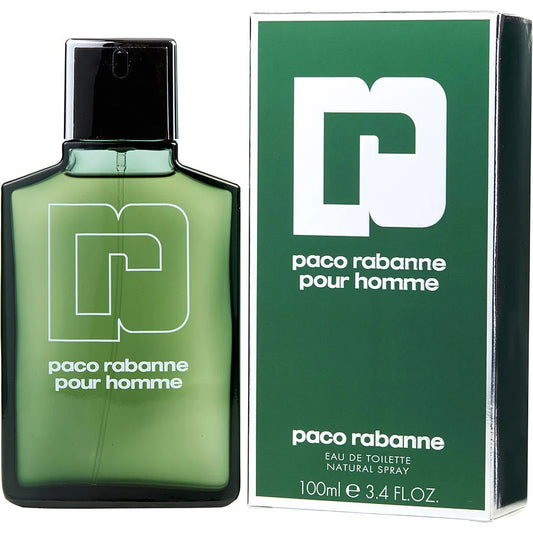 Paco Rabanne Pour Homme Man Eau de Toilette Spray 3.4 OZ