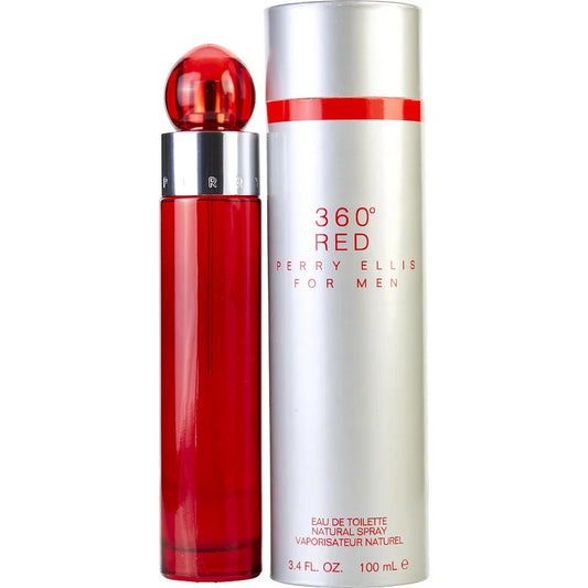 Perry Ellis 360 Red For Men Eau de Toilette Natural Spray 3.4 OZ