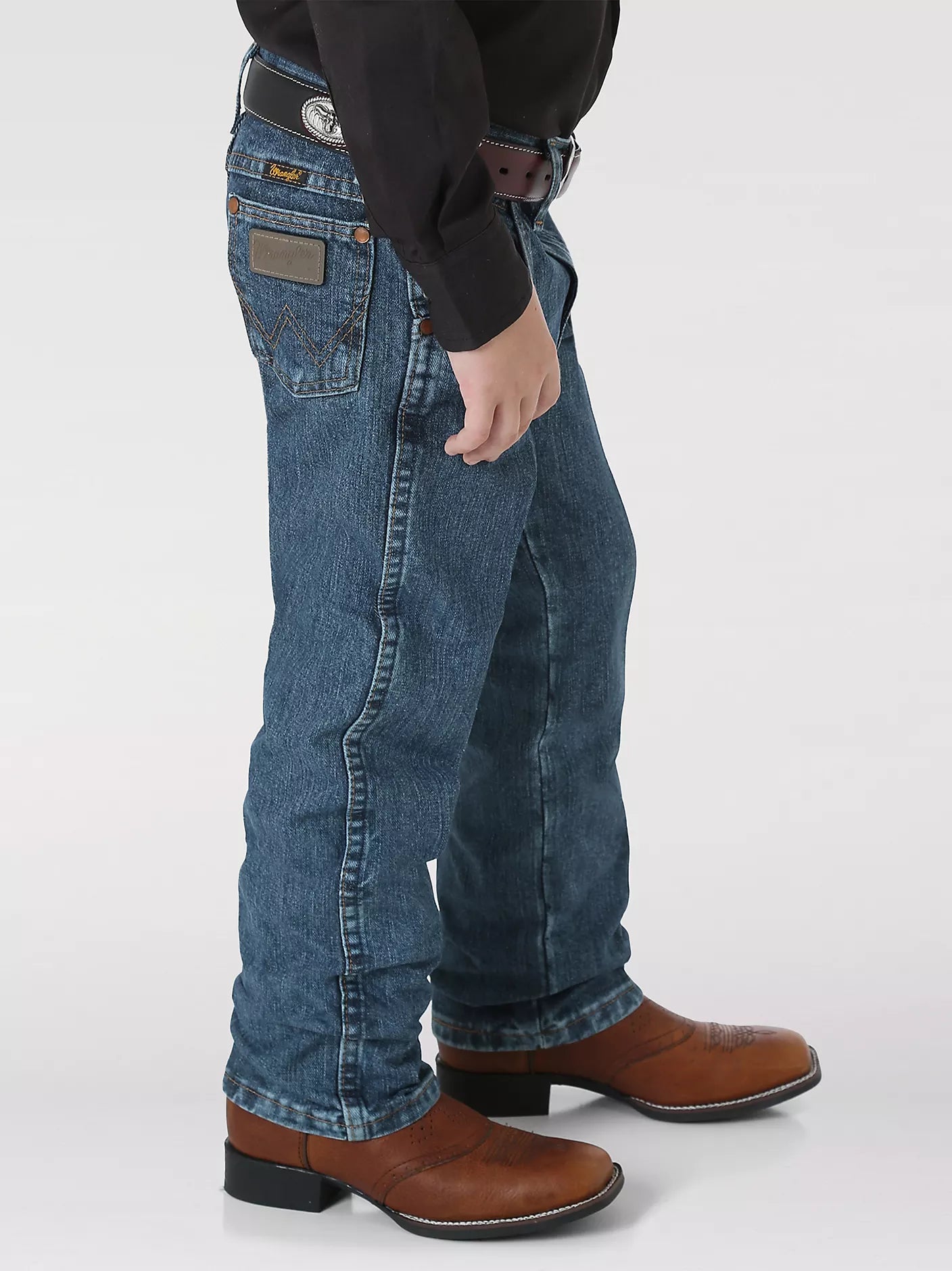 Wrangler Boys Cowboy Cut® Original Fit Boys 8-18 Subtle Worn