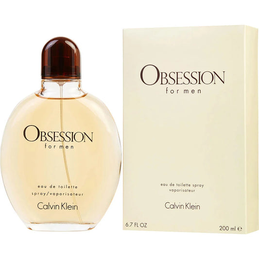 Calvin Klein Obsession For Men Eau de Toilette Spray 6.7 Oz