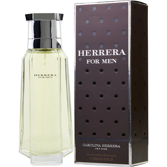 Herrera For Men by Carolina Herrera New York Man Eau de Toilette Spray 6.8 Oz