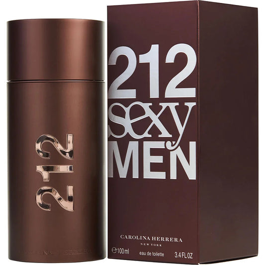 212 Men Sexy by Carolina Herrera Man Eau de Toilette Spray 3.4 OZ