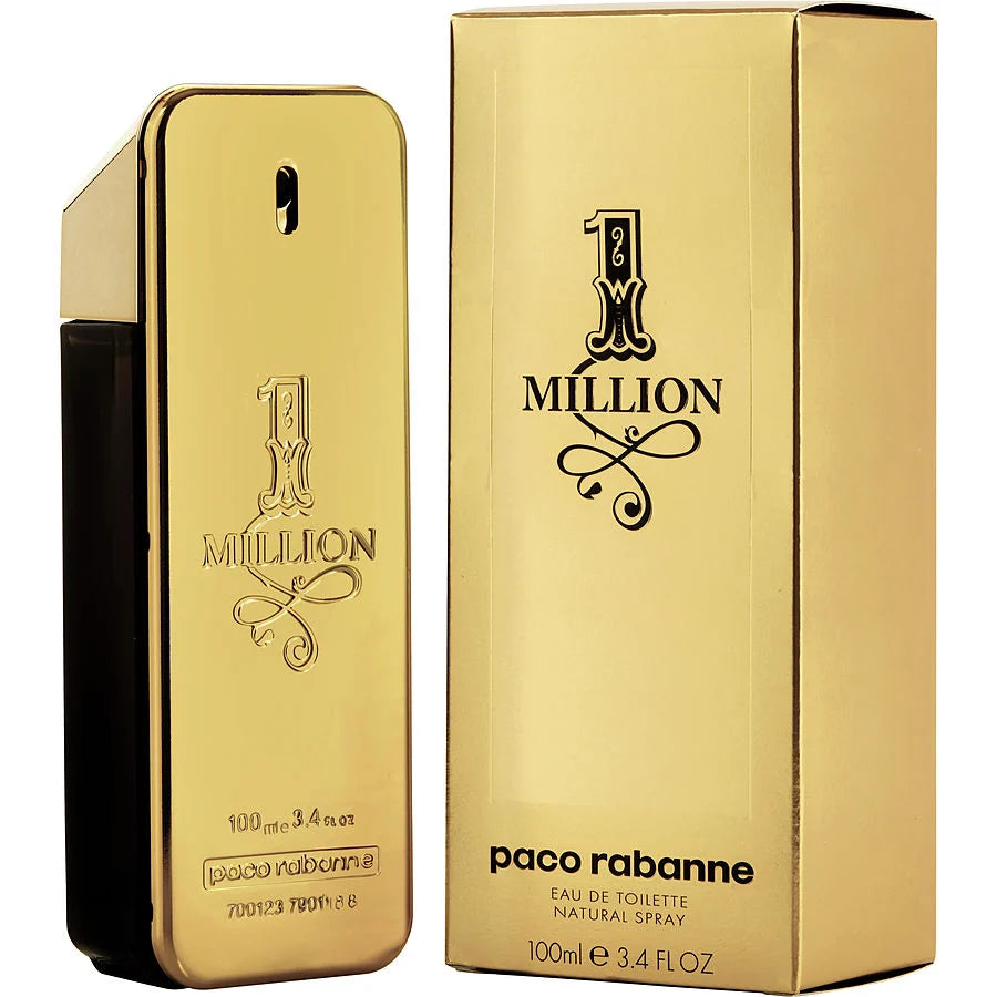 Paco Rabanne 1 Million Man Eau de Toilette Natural Spray 3.4 OZ