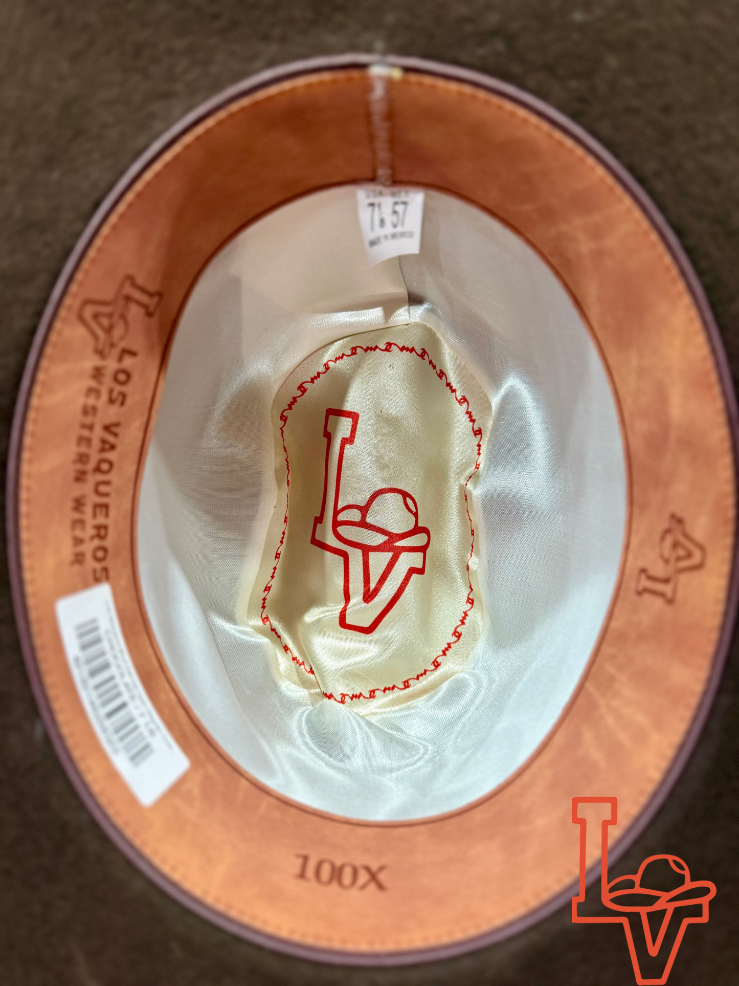 Los Vaqueros Wool Felt Hat Open Regular Crown Chocolate