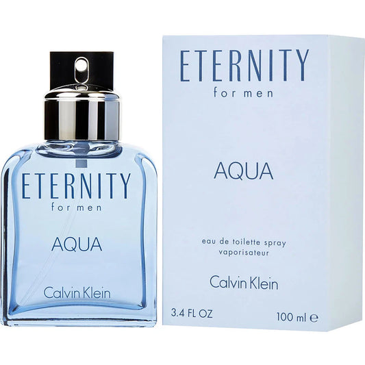 Eternity Aqua For Men by Calvin Klein Eau de Toilette Spray 3.3 OZ